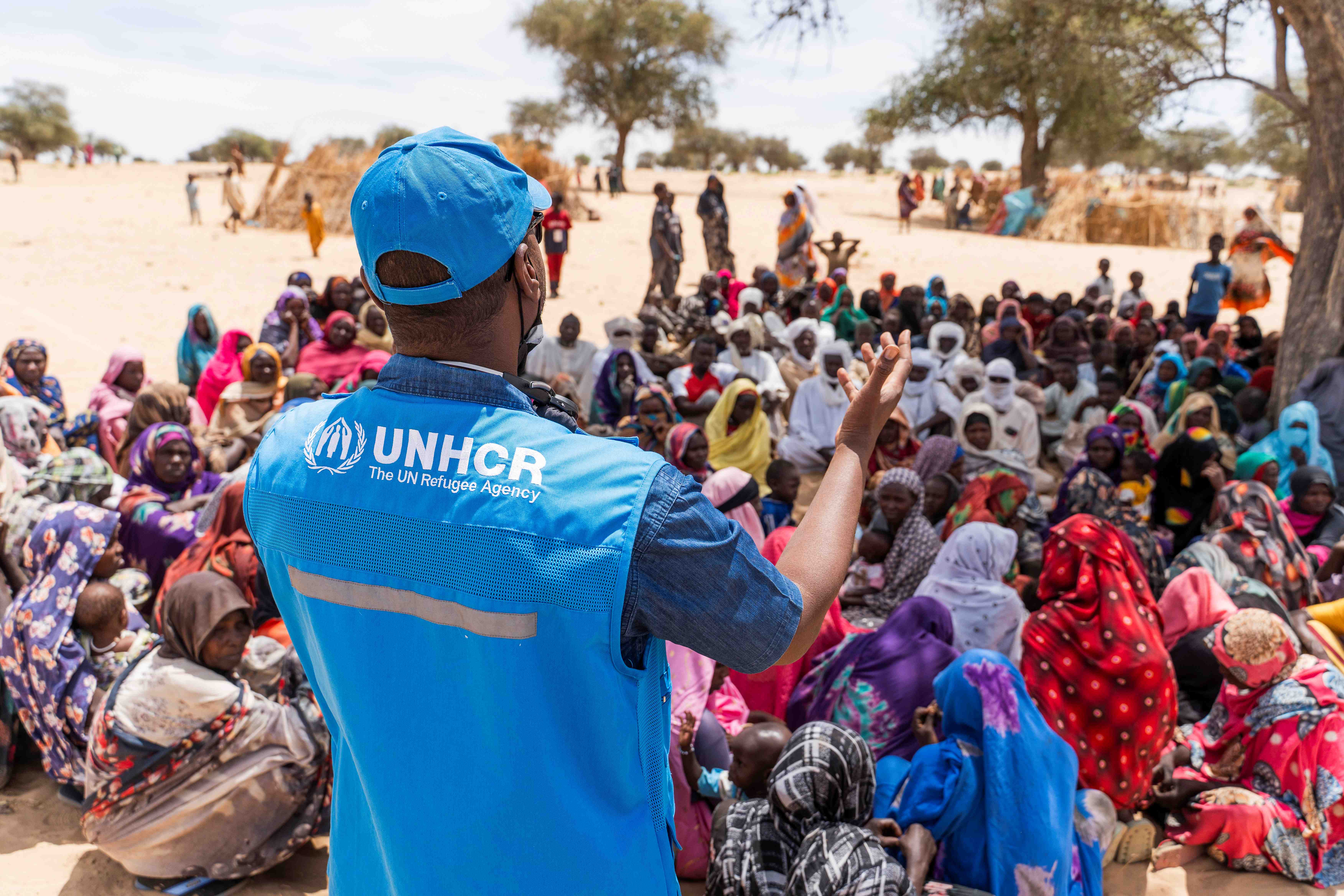 UNHCR staff in field