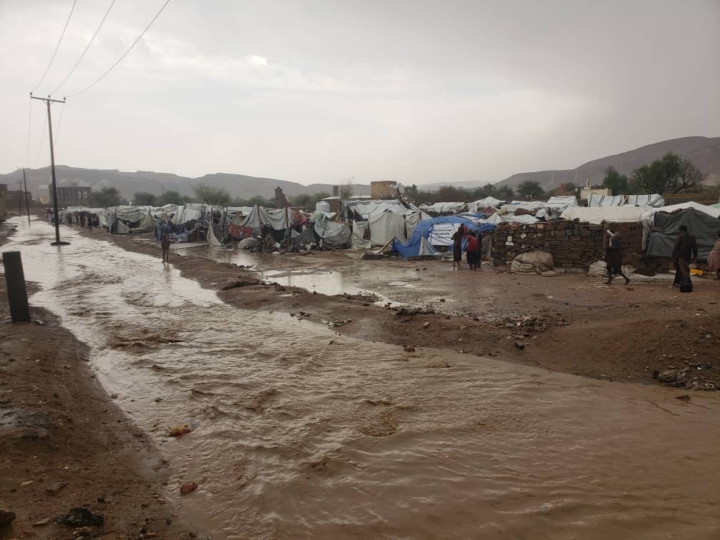 kondisi banjir di Yaman