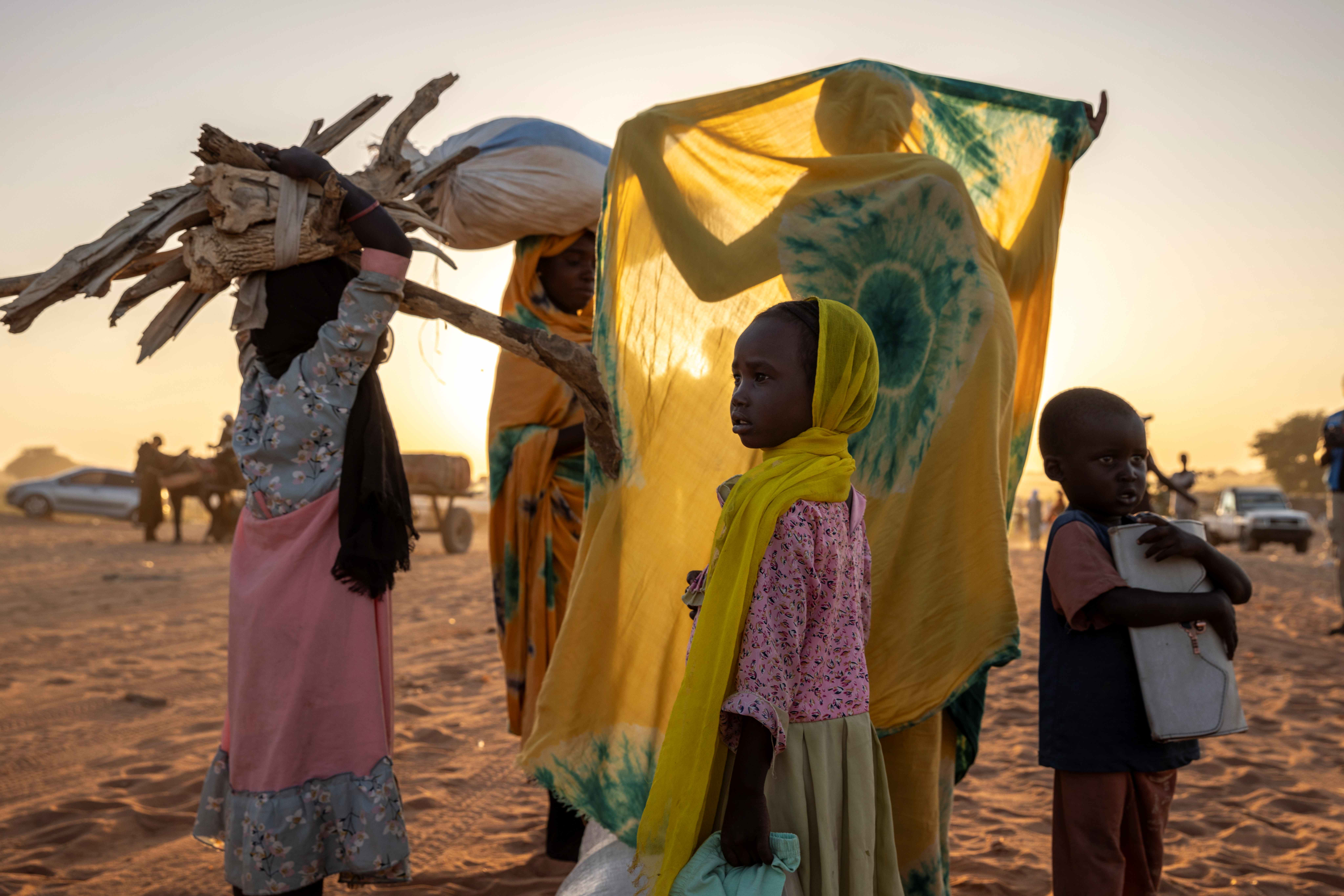 Children refugee in sudan
